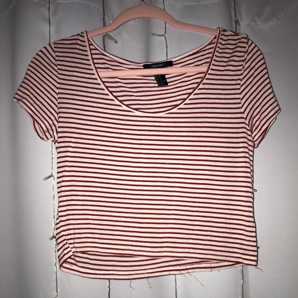 Forever 21 striped crop